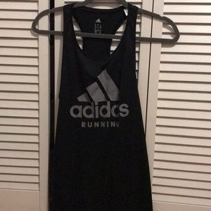 NEVER WORN adidas running racer back tank